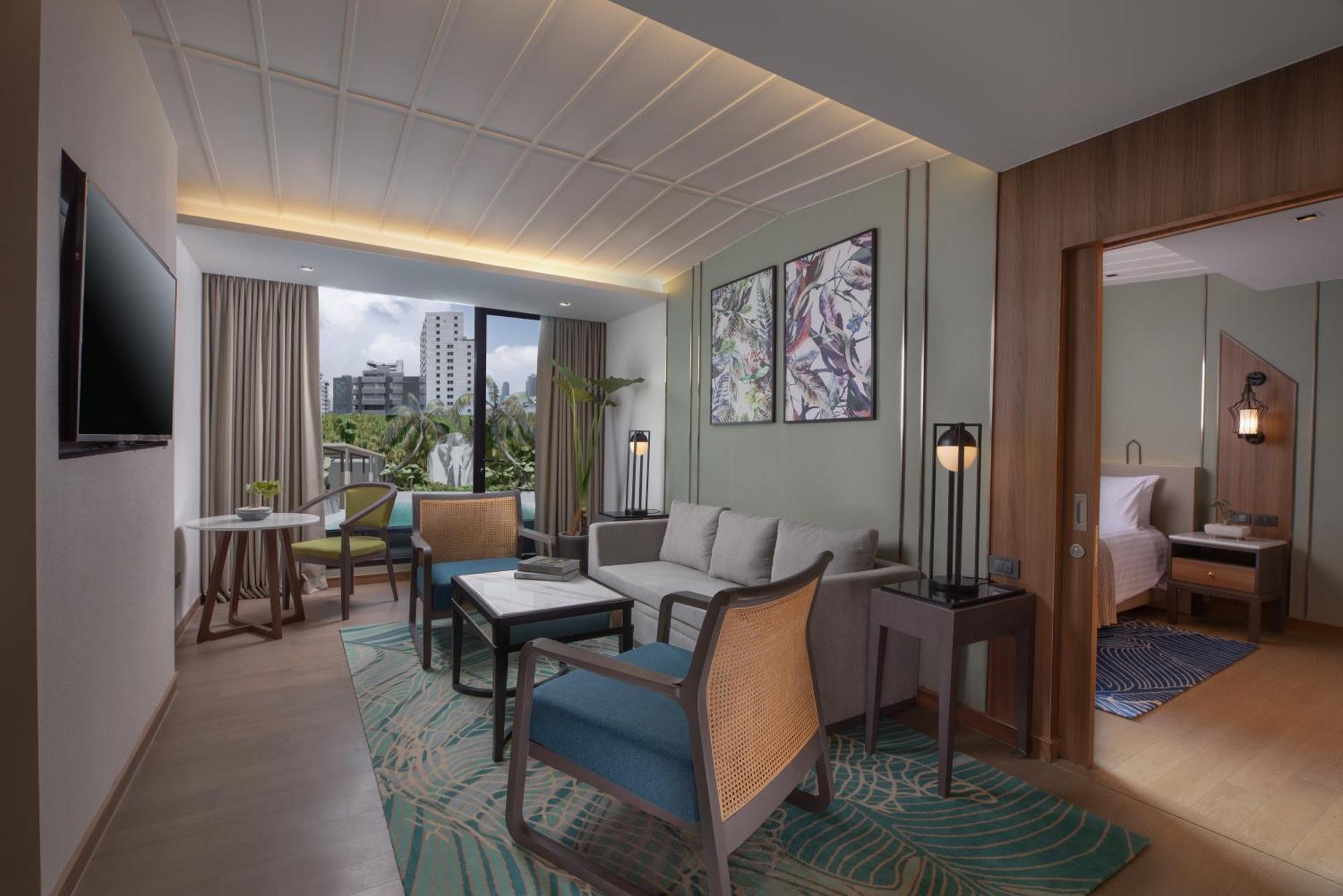 Nysa Hotel Bangkok Sukhumvit 11 エクステリア 写真 A suite at the hotel